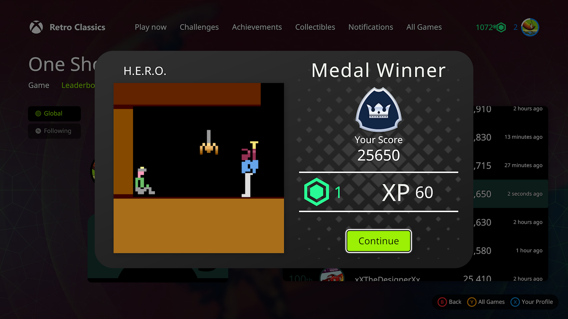 Medal Winner - Xbox Retro Classics