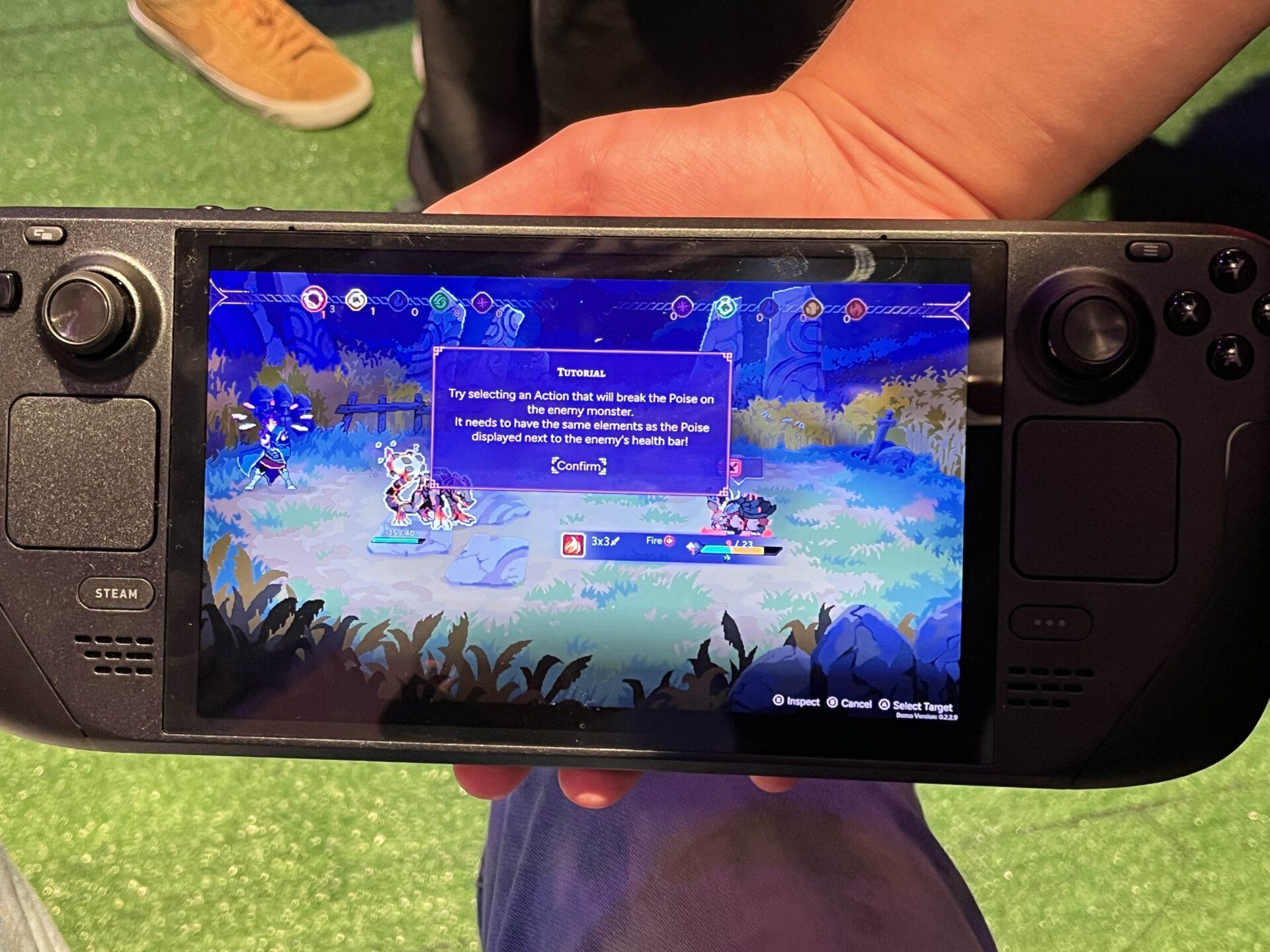 Aethermancer Preview on Steam Deck Gamescom