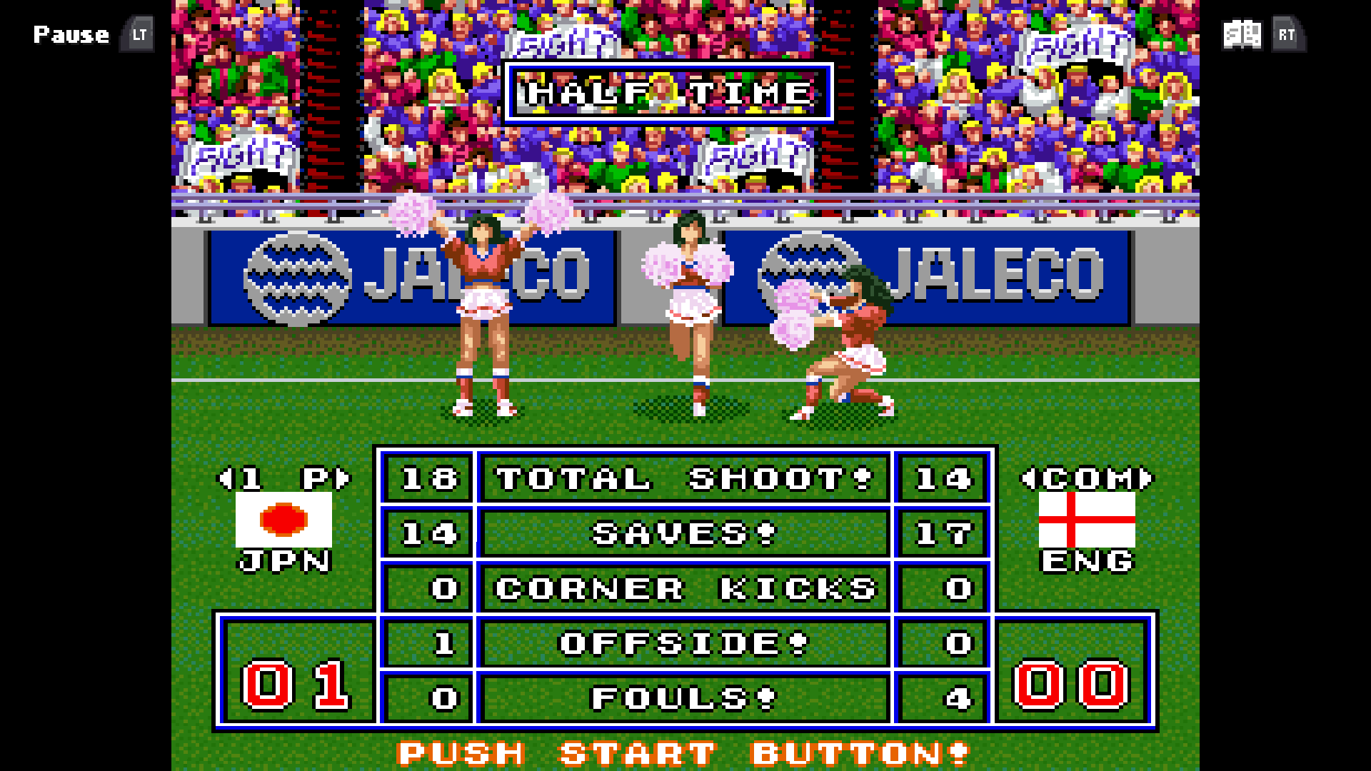 Jaleco Sports Goal review - scoreboard
