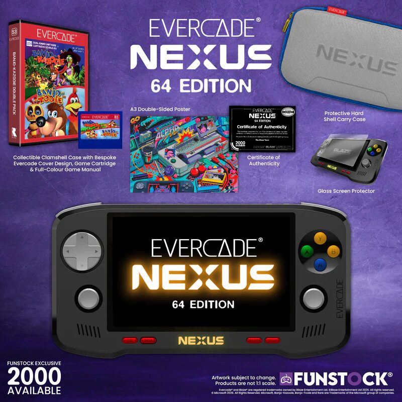 Evercade Nexus r64 edition