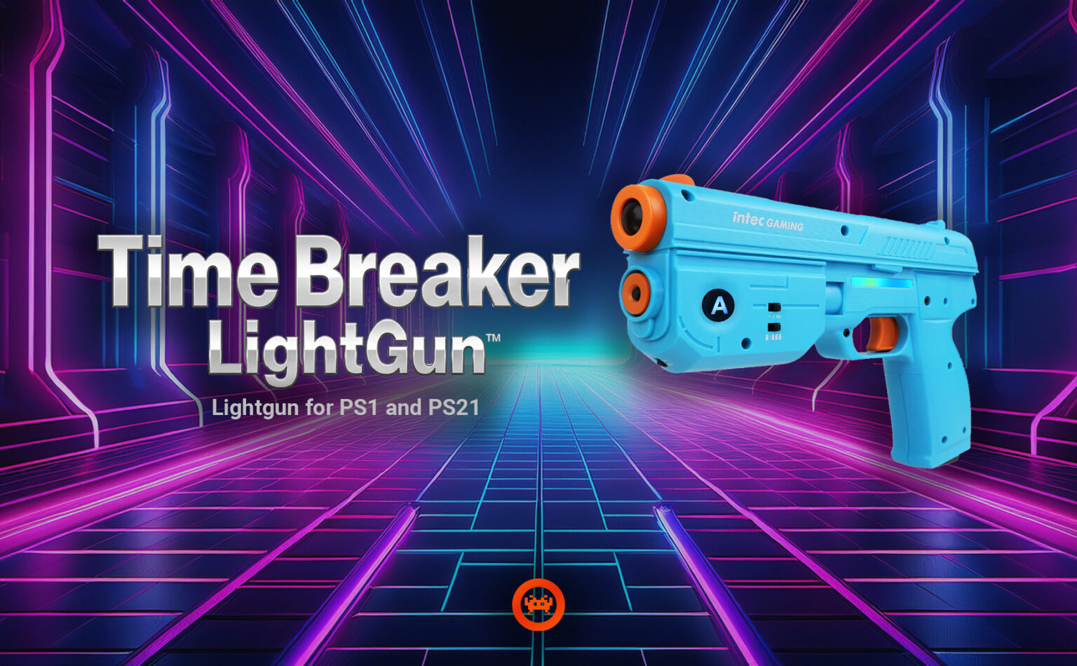 Intec Gaming Time Breaker LightGun Review (PlayStation 1 & 2) Tim Breaker LightGun playstation light gun