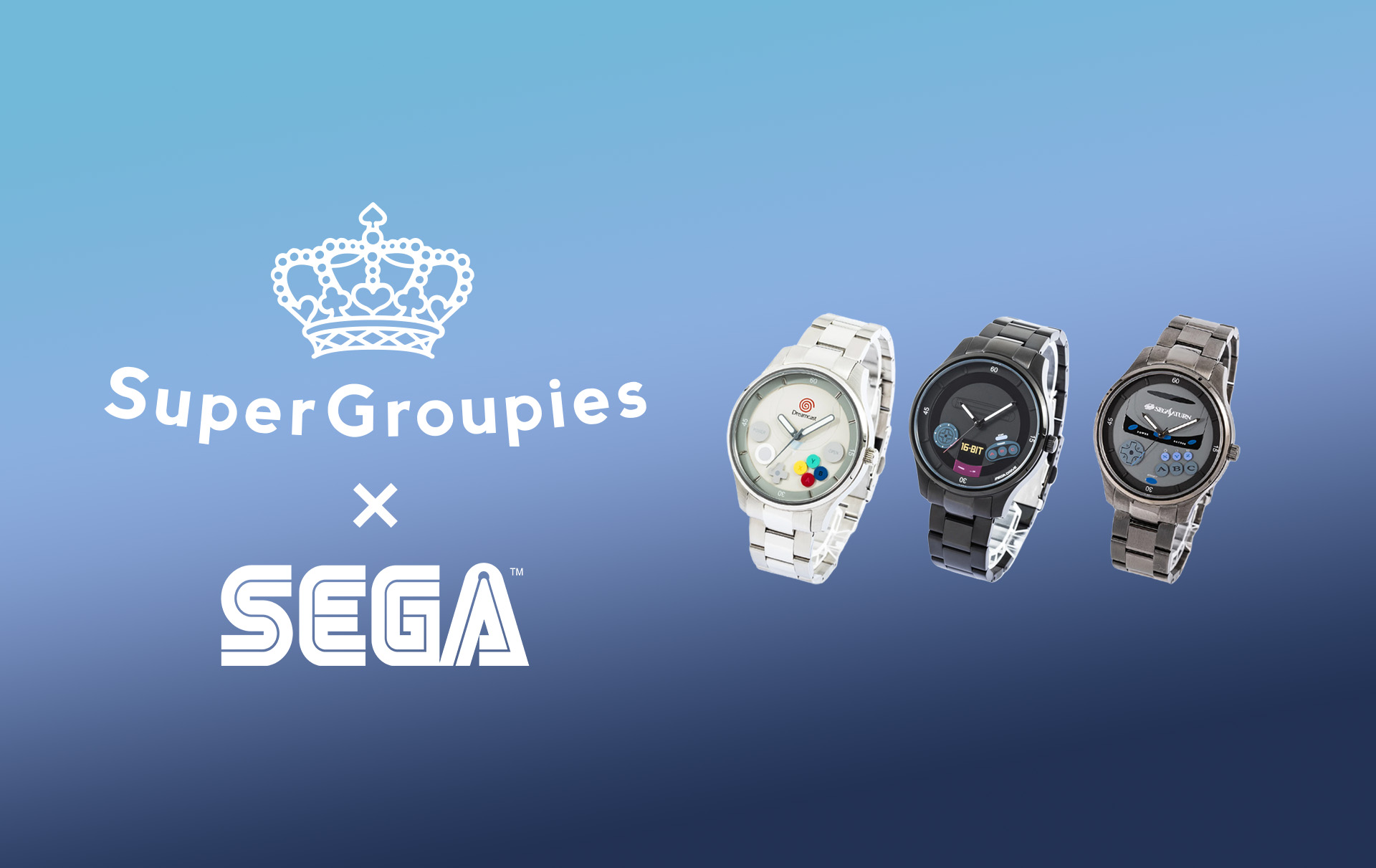 Sega Console Watches pre orderSEGA Dreamcast, Saturn and Mega Drive Watches Open for Pre-Order supergroupies sega watches